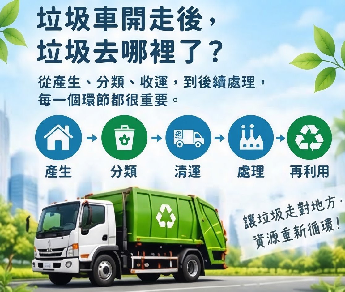 垃圾車開走後，垃圾去哪裡了？